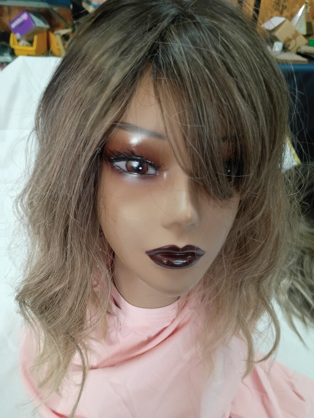Natural Brown to Blonde Balayage Women's Hair Color